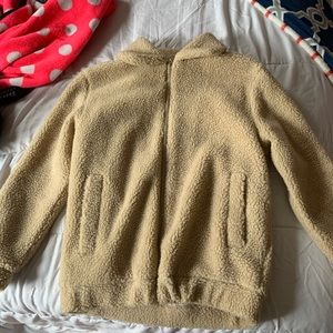 “teddy” zip up jacket